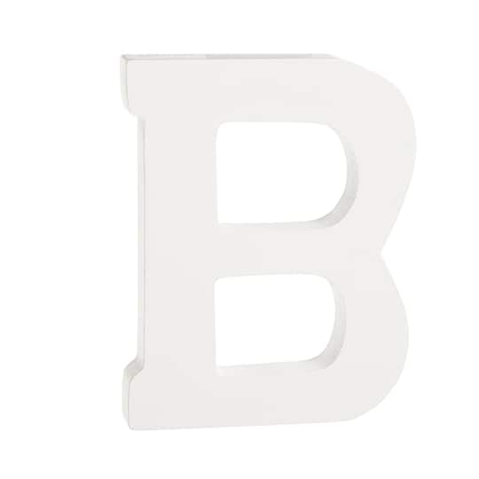 12 Pack: 4.75" White MDF Letter by Make Market
